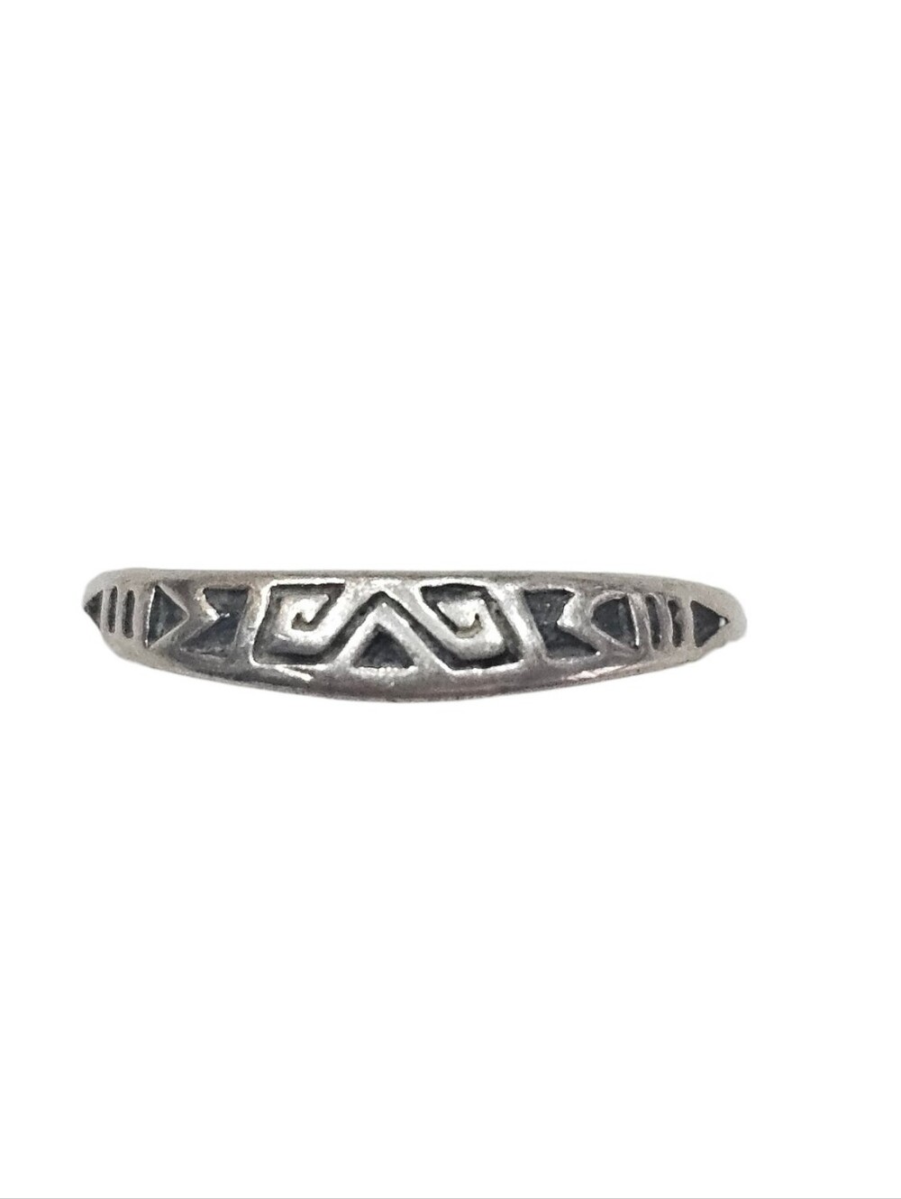 Vintage Carolyn Pollack Sterling Silver Inlay Ring 6.5